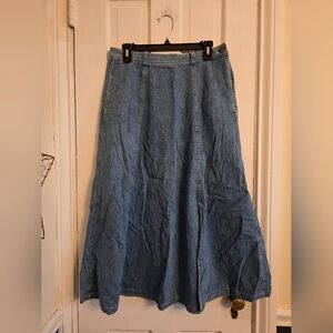 Chic Denim Skirt By SK Wear